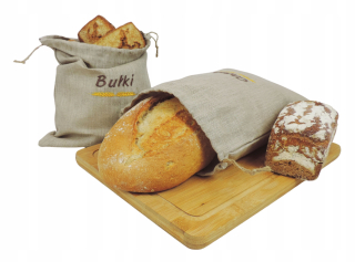 Chlebník - Chlebník set v natural.eco odtieňoch hnedej a béžovej